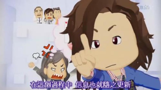 在這個過程中　信息也就隨之更新