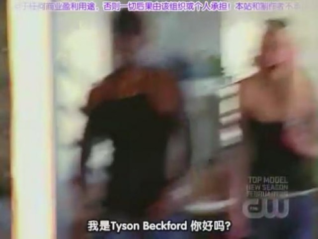 我是Tyson　Beckford　你好嗎？