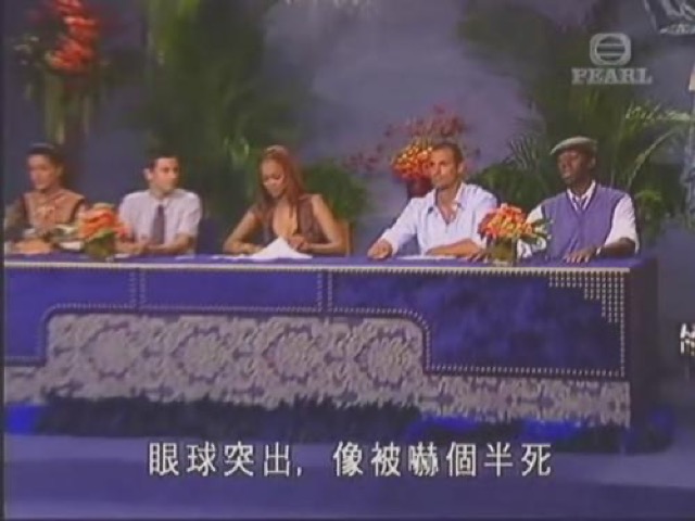 眼球突出，像被嚇個半死