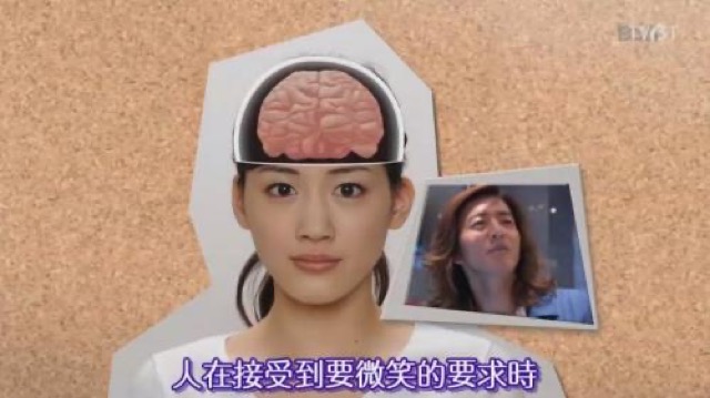 人在接受到要微笑的要求時