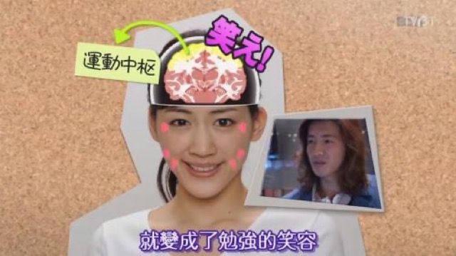 就變成了勉強的笑容