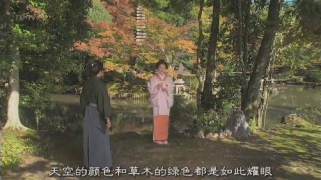 天空的顏色和草木的綠色都是如此耀眼