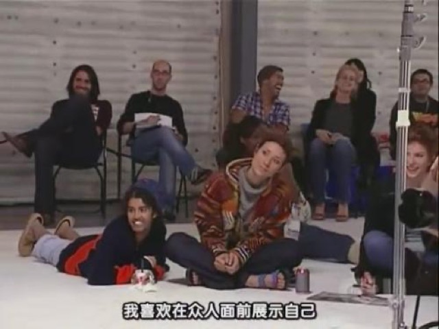 我喜歡在眾人面前展示自己