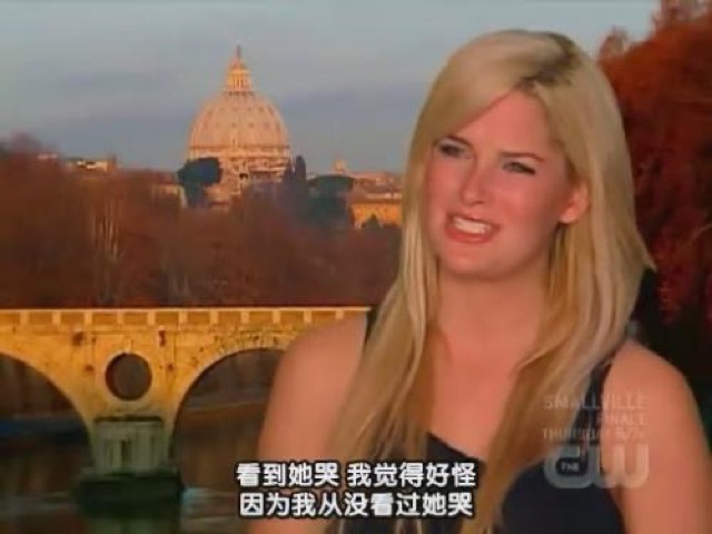 看到她哭　我覺得好怪　因為我從沒看過她哭