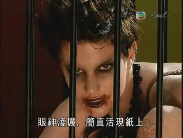 眼神凌厲，簡直活現紙上