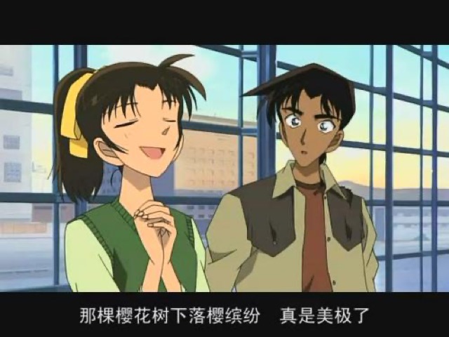 那棵櫻花樹下落櫻繽紛　真是美極了