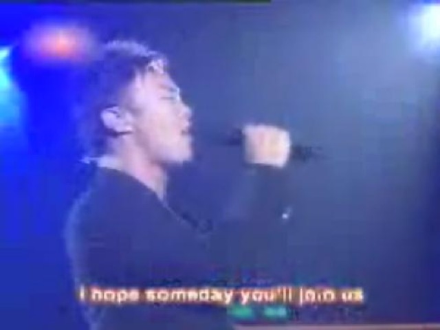 I　hope　someday　you'll　join　us