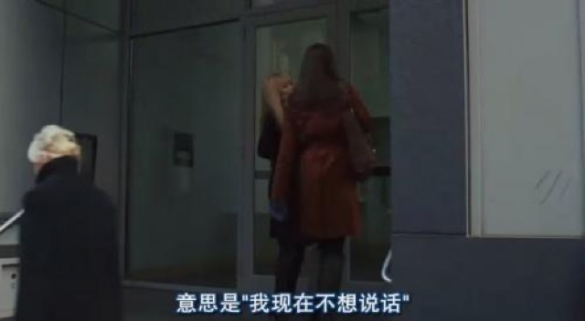 意思是"我現在不想說話"