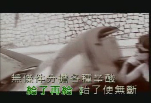 給了再給　始了便無斷　無條件分擔各種辛酸